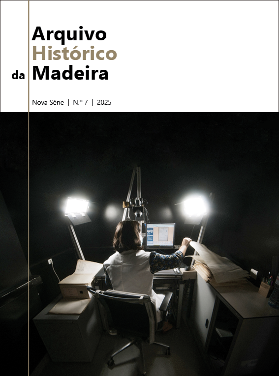Técnica em labor de digitalização de documentação produzida pela Alfândega do Funchal